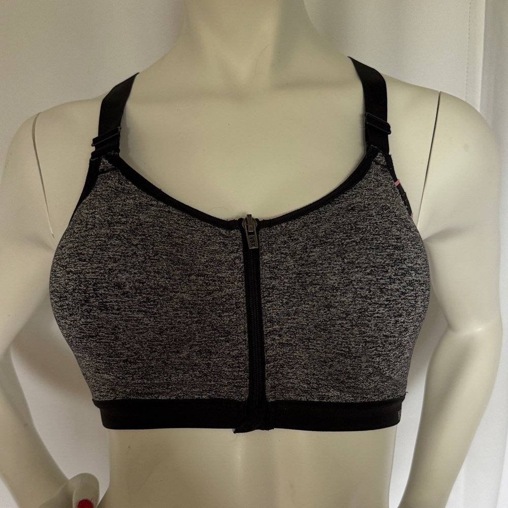 Victoria's Secret Black and Gray Sports Bra